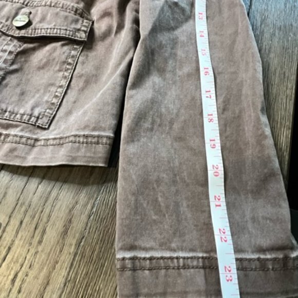 BUNDLE 3 FOR $18 Womens Brown Jacket Large Button Up Four Pocket Western - Picture 6 of 13